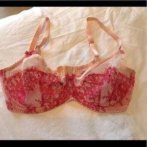 Agent Provocateur Pink Lace Bra